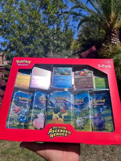Ascended heroes mini tins $100 come and get em.