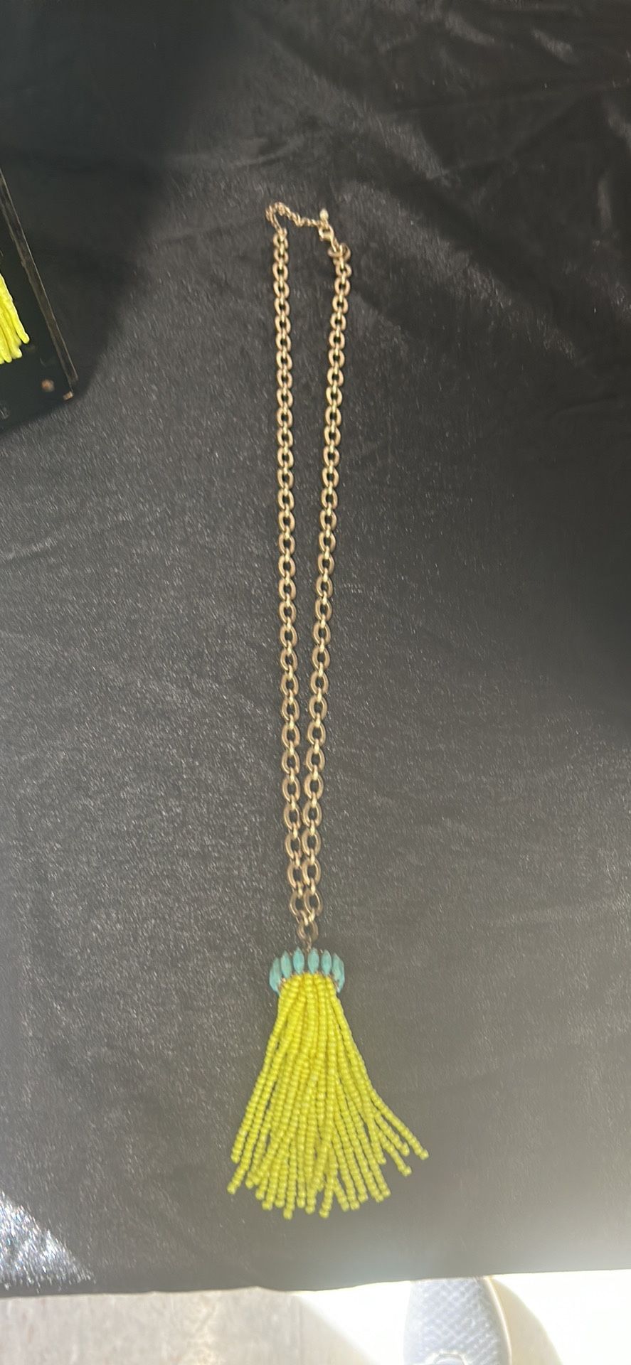 New long chain Beaded necklace