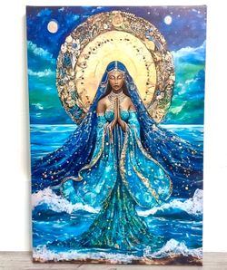 Greek Goddess Amphitrite Sea Goddess Wall Art -Canvas