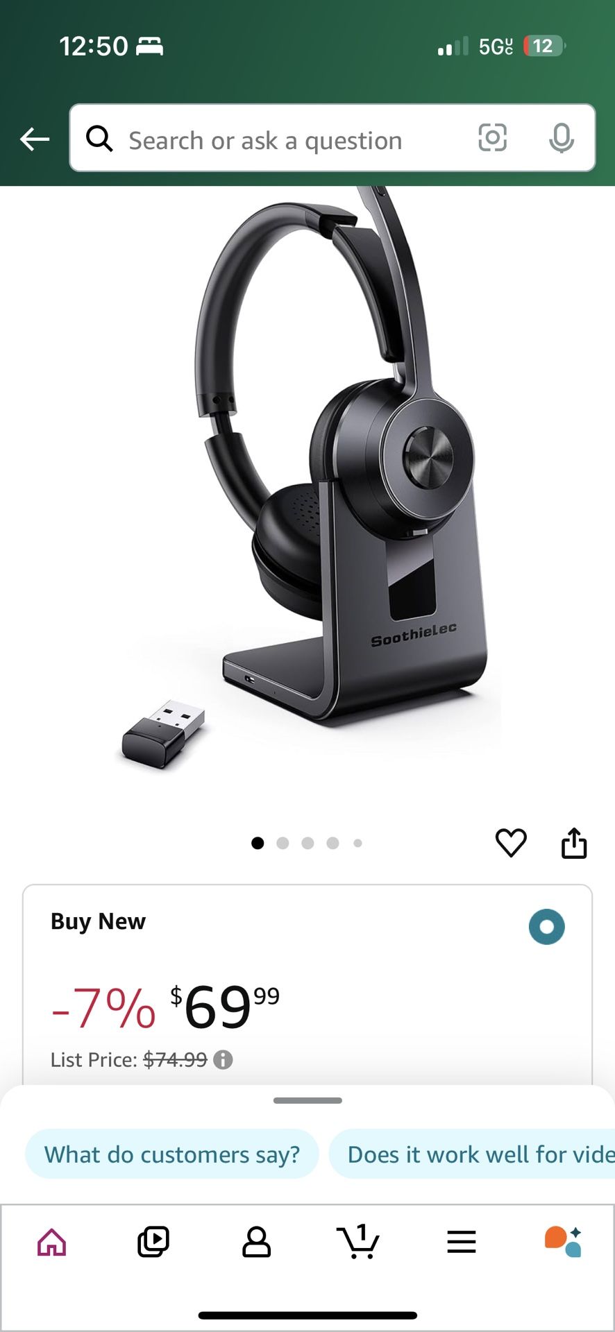 Wireless Headphone Gamer
