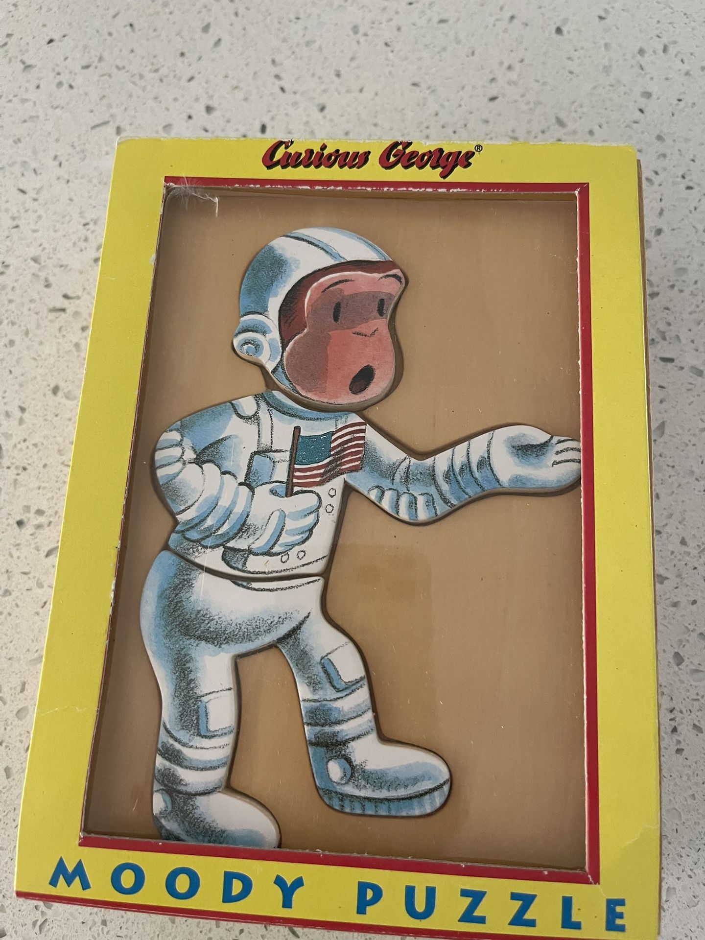 Curious George Moody Wooden Puzzle