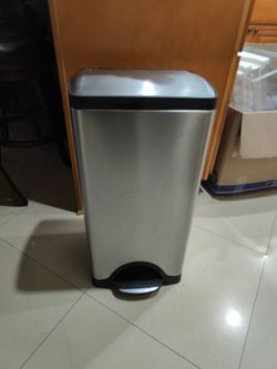 Simple Human Stainless Steel Trash Can