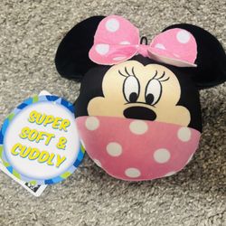 New Disney Minnie Mouse Soft Zipper Bag Clip