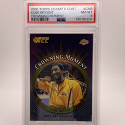 Kobe Bryant 2001 Topps TCC Crowning Moment PSA 8