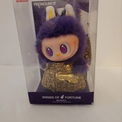 Popmart Labubu x Pronounce -Wings Of Fortune Vinyl Plush New In BOX