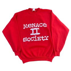 Vintage 90s Menace II Society Crewneck Size XL
