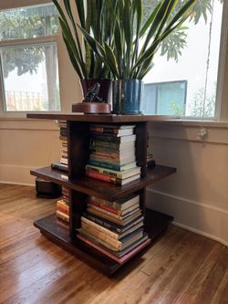 Vintage Bookcase Side Table