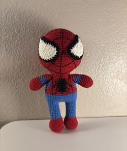 SpiderMan Crochet Doll