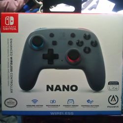 Nintendo Switch Enhanced Wireless Controller NANO. New! Factory Sealed!