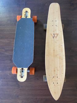 Lot of 2 Longboards Krown Drop Through and Magneto Cruiser
