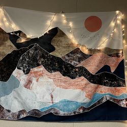 Uprising Mountain Wall tapestry 