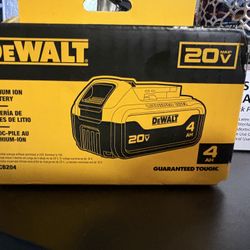 DeWalt Battery 20V 4AH