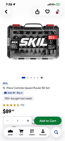 SKIL 15-Piece Carbide-TOOLS