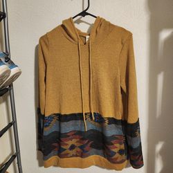 Unisex Long Sleeve Tops Vintage Print Hooded Sweatshirt Autumn Patchwork Hoodie 7thRay