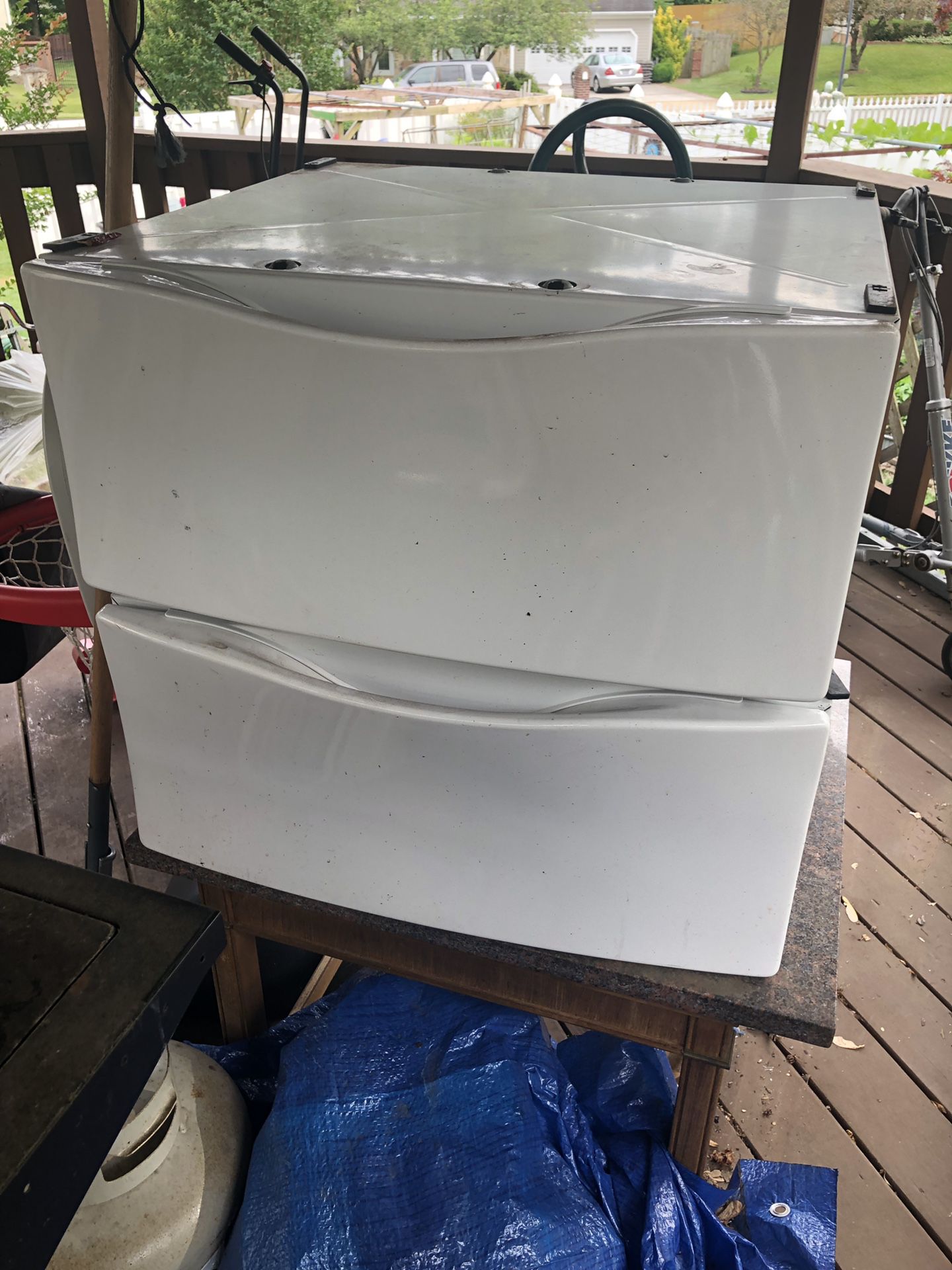 Whirlpool washer dryer shelving stand. FREE COME PICK UP