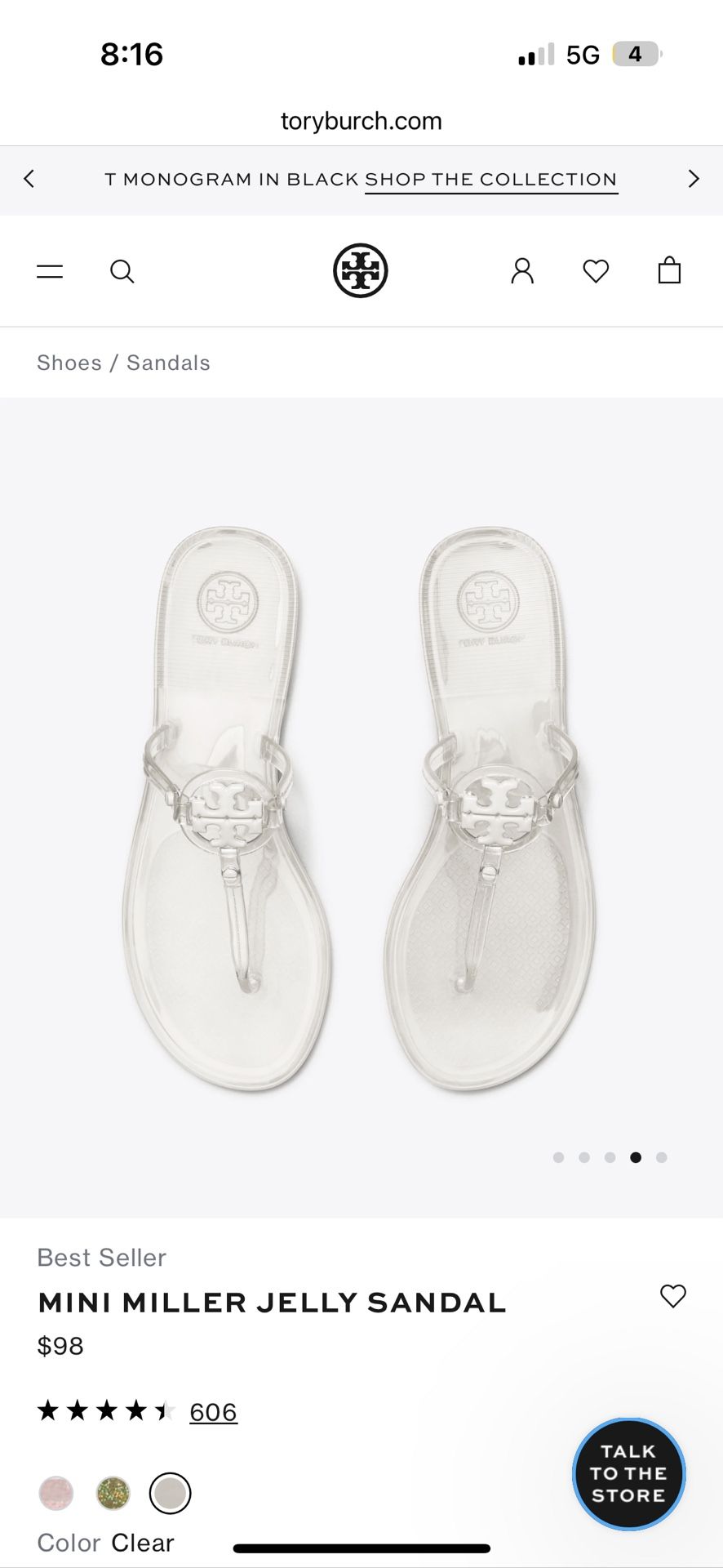 Tory Burch Jelly Sandals