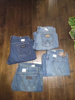 Wrangler 36x32 Men's Western Denim Jeans Cash Only