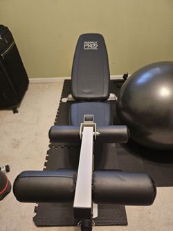 Marcy Pro Adjustable Weight Bench with Leg Developer — $97