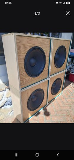 4 - 15" speakers , 16 OHM load, BRAND NEW, $100 takes all four