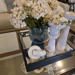 Glass Heart Vase