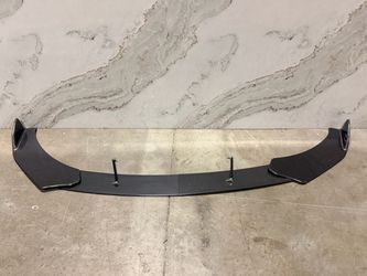 Carbon Fiber Front Lip Splitter with Side Winglets