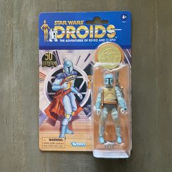 2022 Star Wars Droids Cartoon The Vintage Collection Boba Fett 3.75” Inch Action Figure - Target Exclusive
