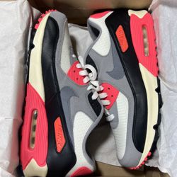 NIKE / Air Max 90 OG Infrared VINTAGE 2013 Shoes Kicks / COLLECTORS CLASSIC / Men’s 11.5 / Like New w/ Box!! Worn 1x / White, Grey’s & Infrared