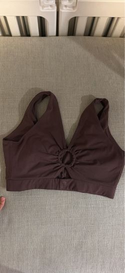 Gymshark x Whitney Simmons V2 Sports Bra in Chocolate/Brown S/M