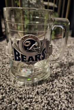Chicago Bears Glass Mug