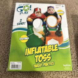 Toysmith Inflatable Sports Toss Game ( sports games football and baseball )