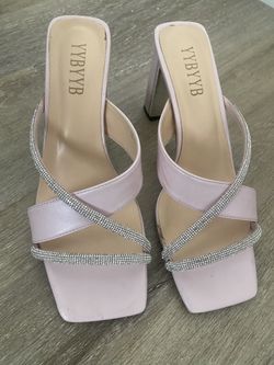 Pink Heels Size 9