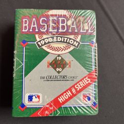 1990 Upper Deck Baseball Card Series High #The Collectors Choice MLB, Sealed.