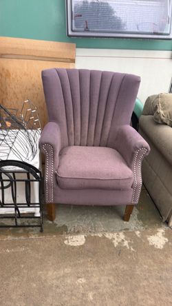 Purple Accent Chair