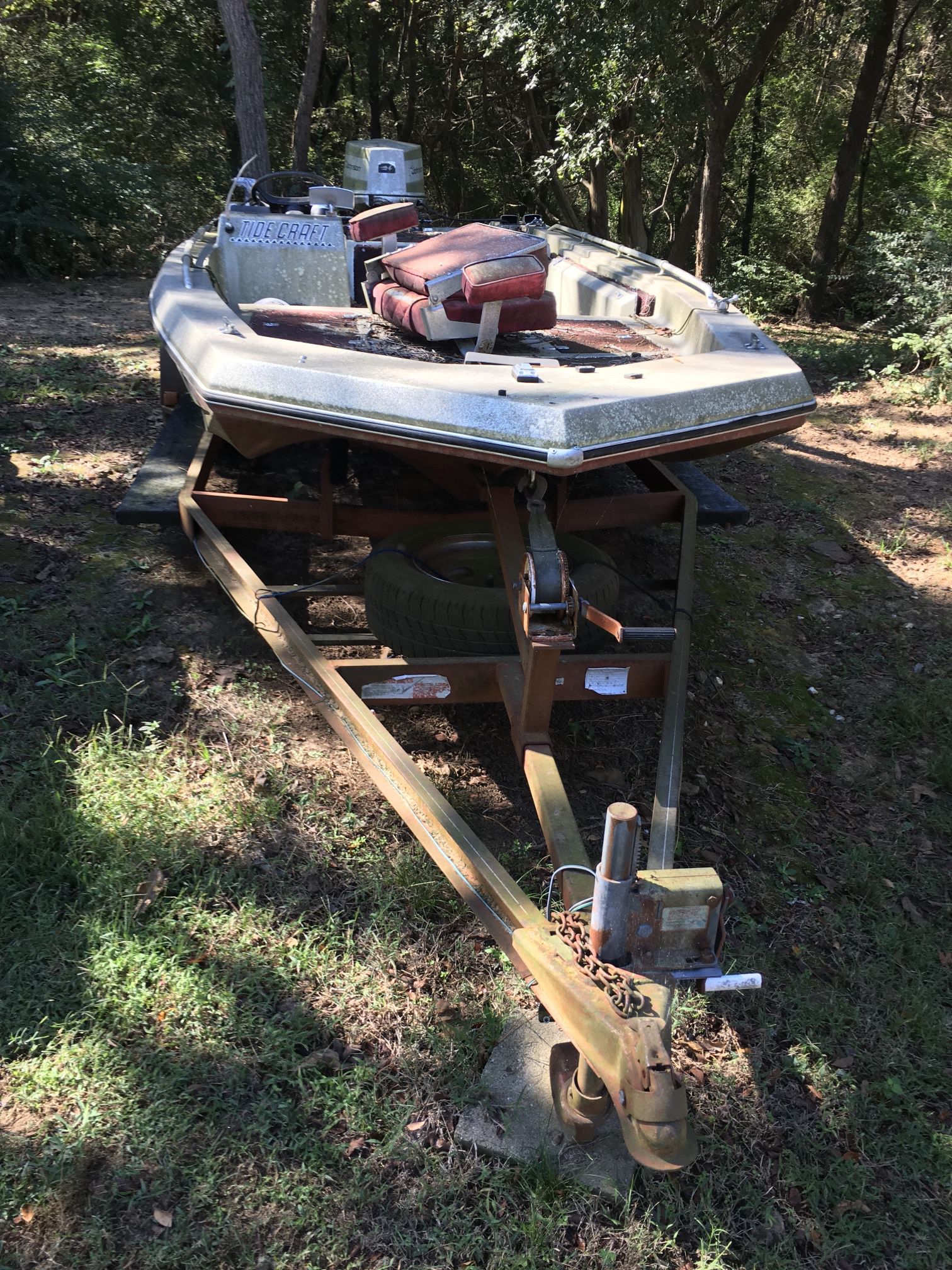 Tide Craft Boat, Johnson 140 and Trailer