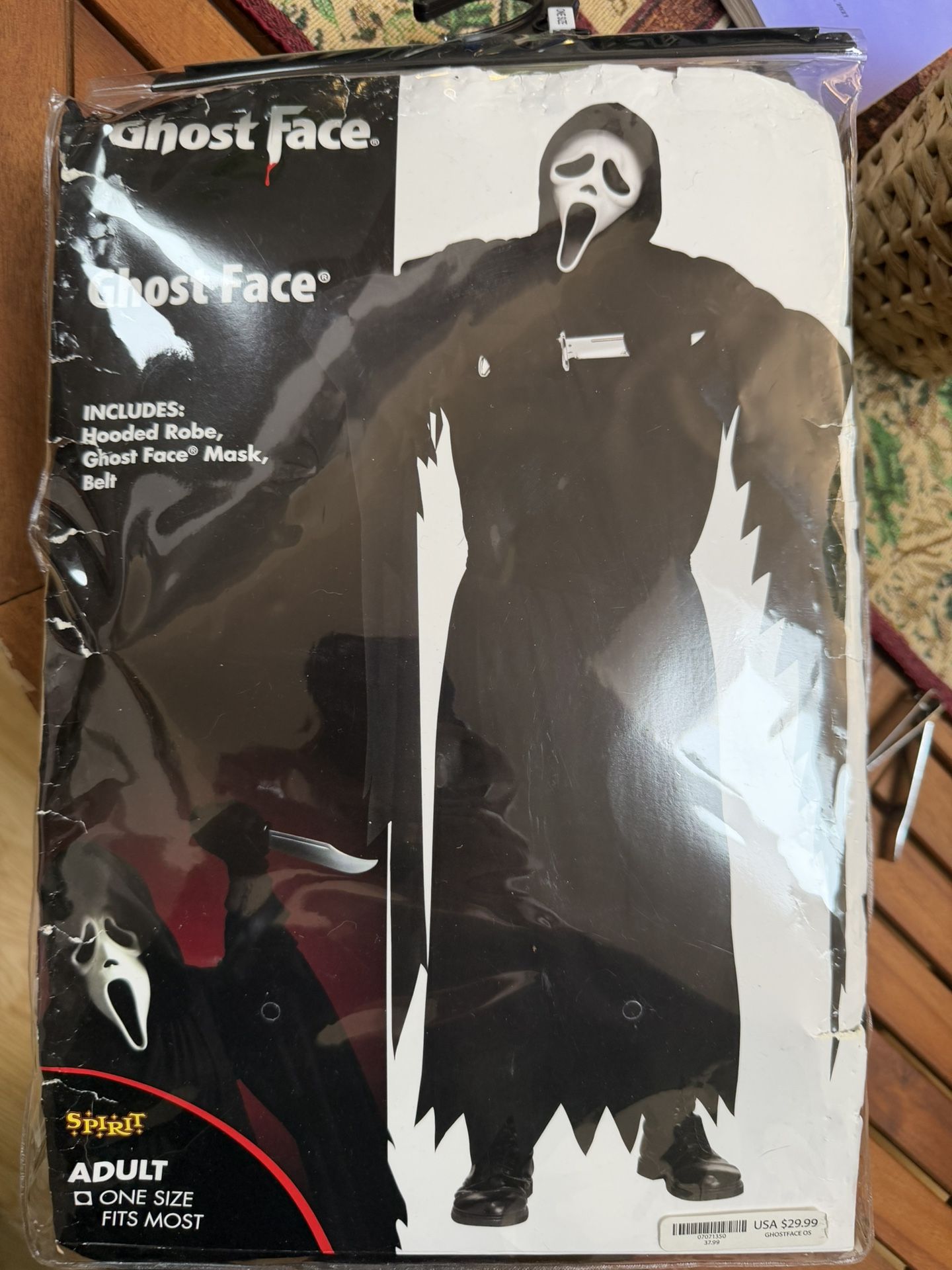 Ghost face Halloween Costum