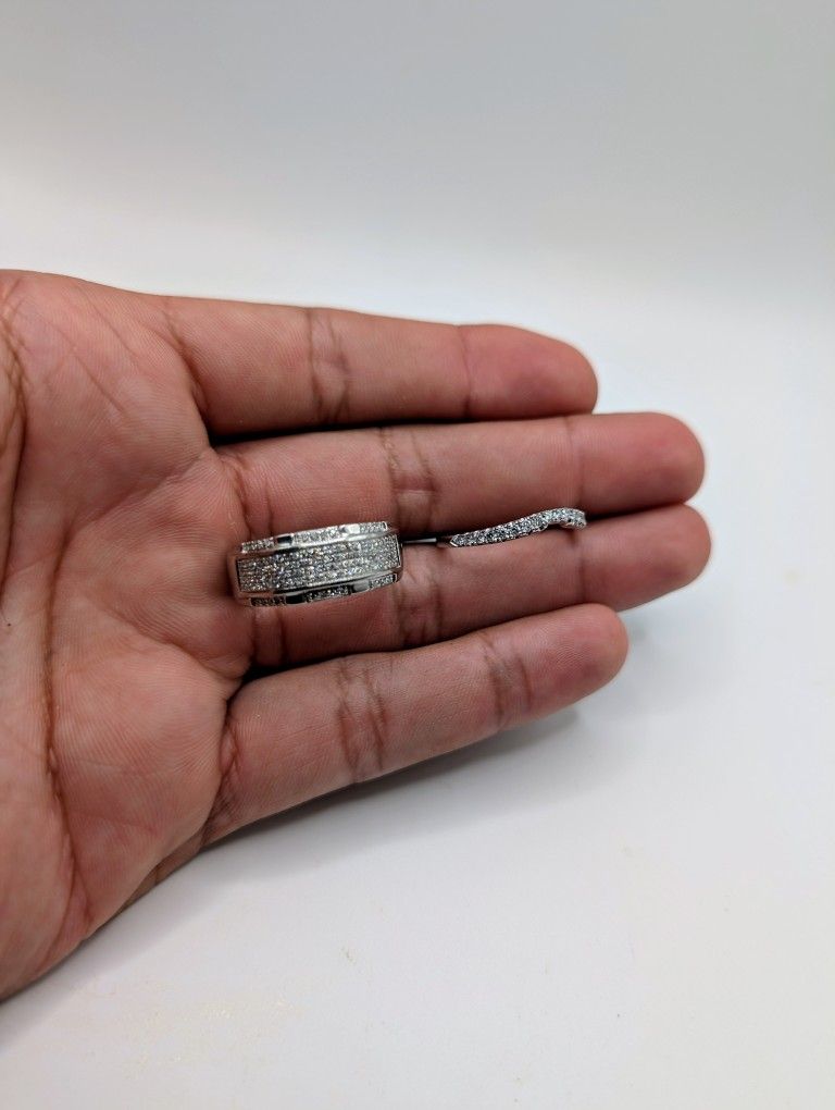 Neil Lane 14k 3/8ct Tw & Mens 1/2ct Tw 10k Both W/ Warranties!!