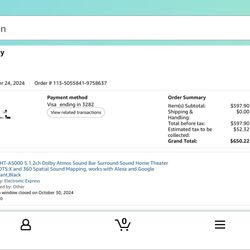 60% Price Off!  Sony - HT-A5000 Dolby Atmos Smart Soundbar works