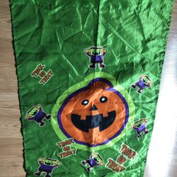 32”x22” Pumpkin 🎃 Frankenstein Trick Or Treat Flag
