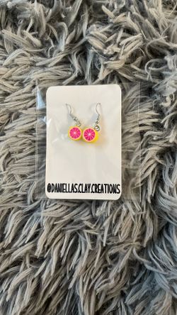 Grapefruit Earrings