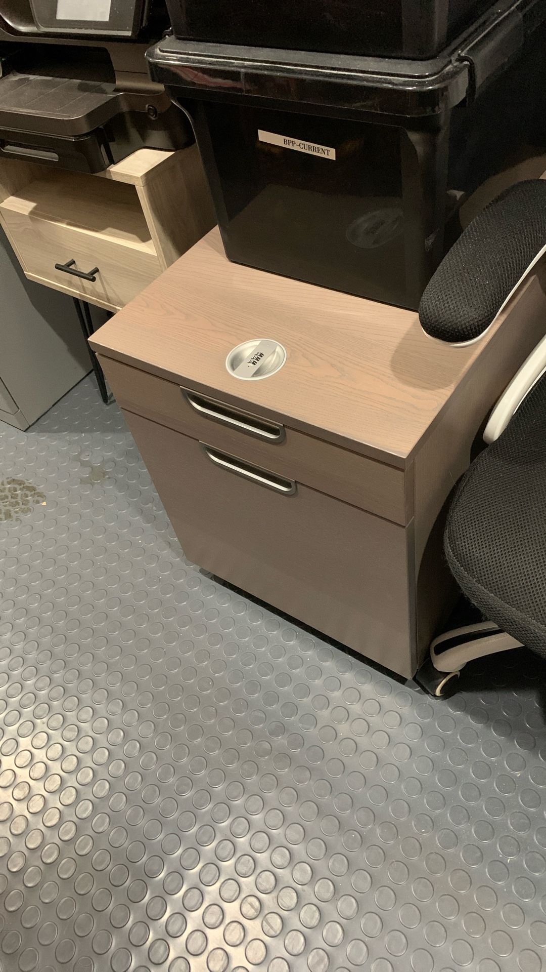 Rolling File Cabinet And Desk Companion