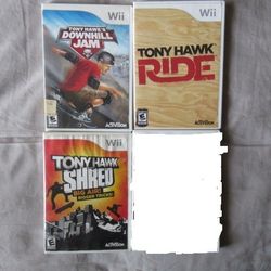 Nintendo Wii Tonk Hawk Games