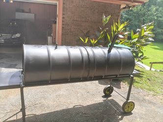 Double barrel barbecue grill $400 and I deliver for $50 more