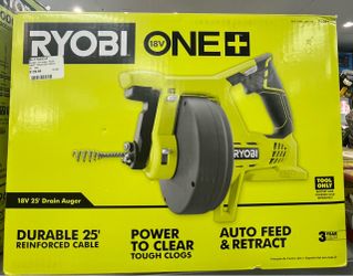 82295 RYOBI AUGER 18 V