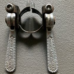 Vintage Campagnolo Record Clamp-On Down Tube Friction Shifters