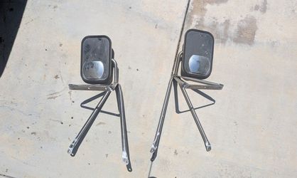 Genuine OEM Ford Type 9 Stainless Swing Lock Mirrors - F150 F250