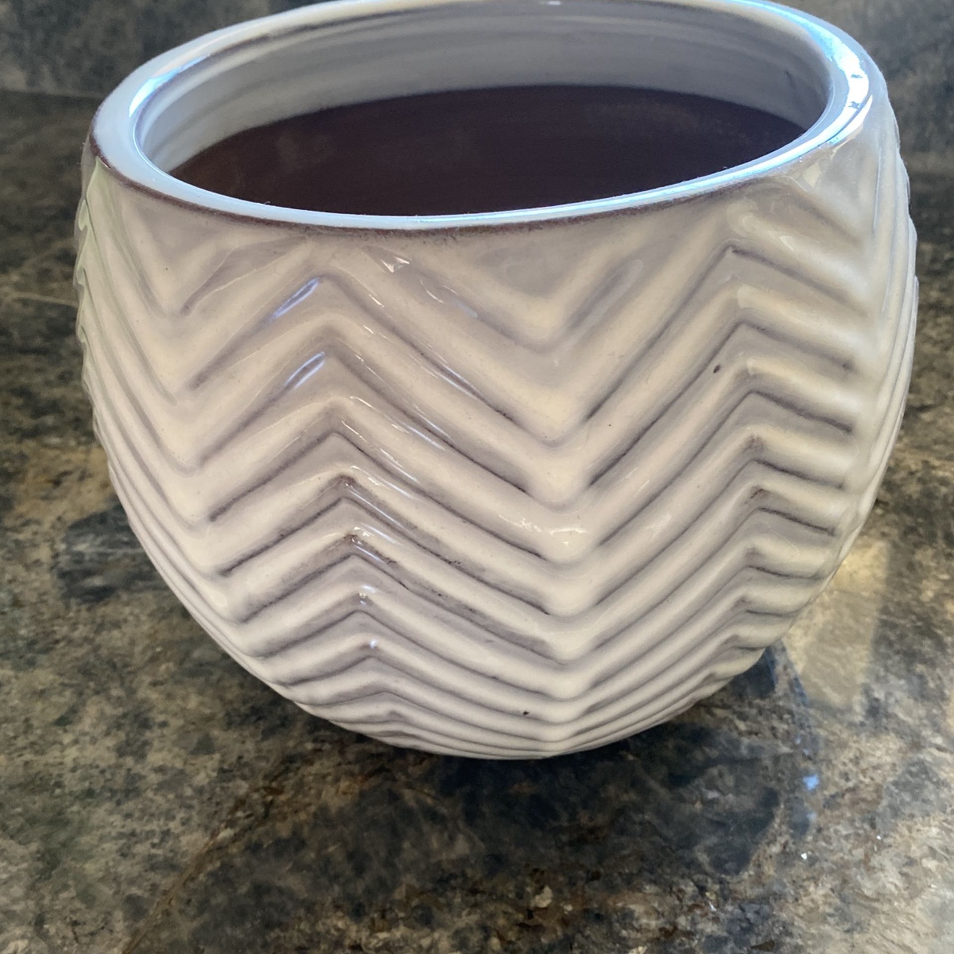 White Ceramic Pot