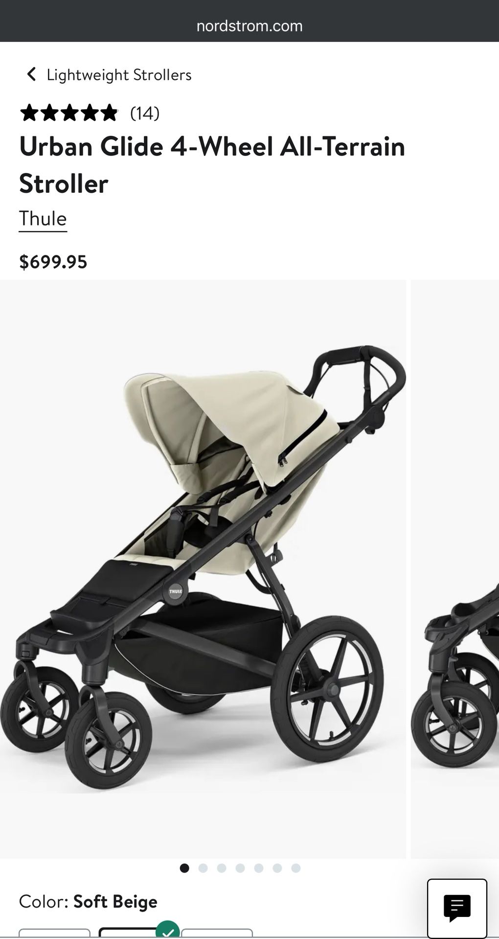 New and never used Urban Glide 4-Wheel All-Terrain Stroller