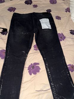 Black Purple Skinny Jeans 31x30