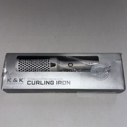 K&k curling iron/ blow out brush 