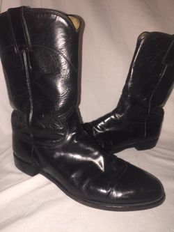 Justin boots leather size 7.5